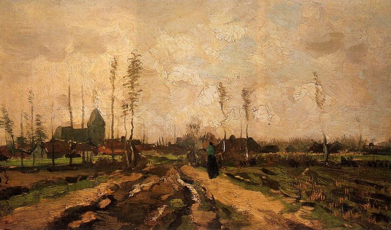 Landscape with Church and Farms