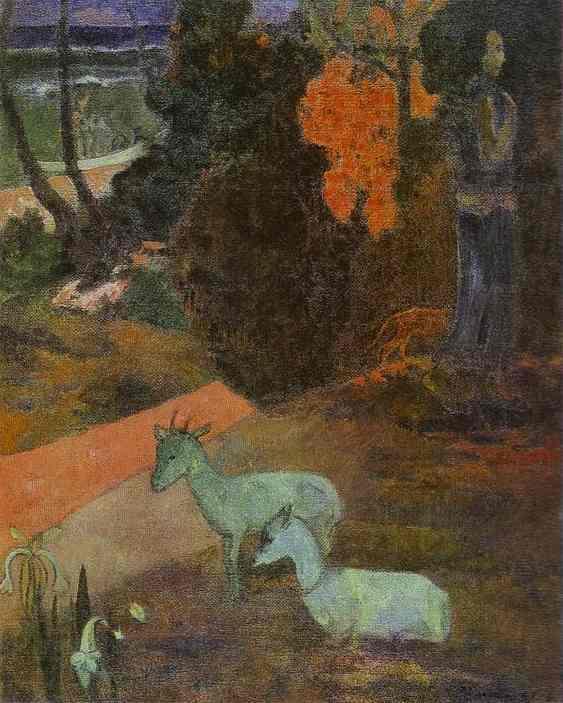 Landscape with Two Goats