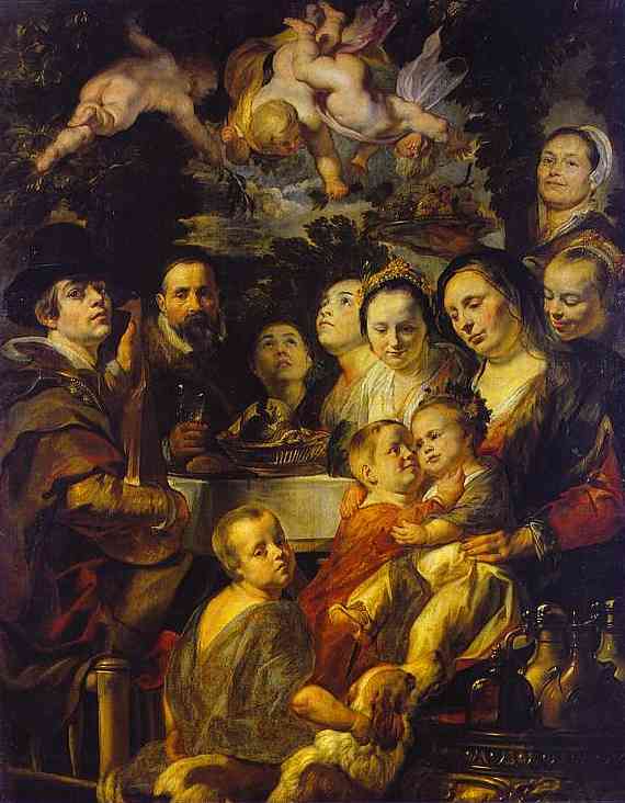 Self Portrait With Parents, Brothers, and Sisters