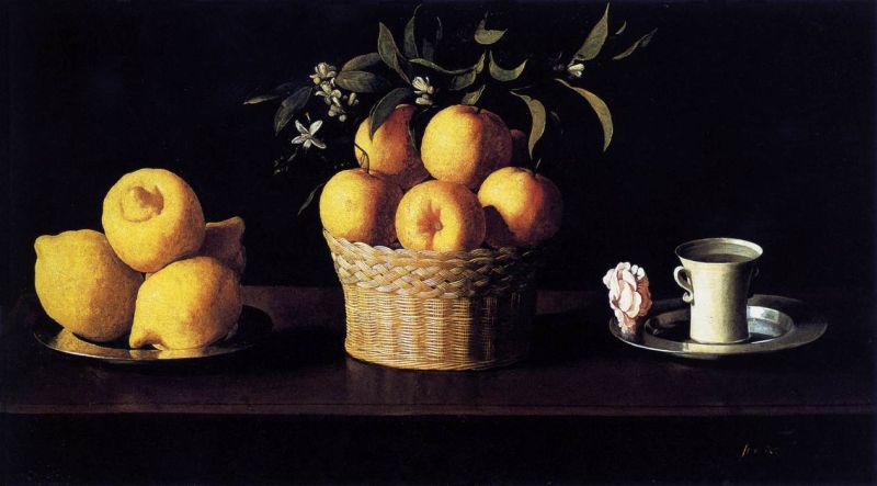 Still Life with Lemons, Oranges and Rose