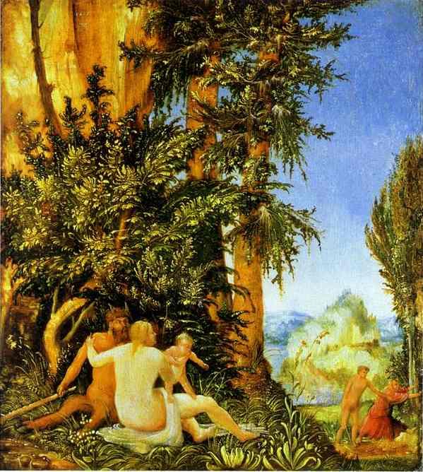 Landscape with Satyr Family