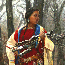 Cheyenne Wood Gatherer