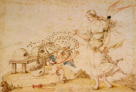 Cupid as a Honey Thief