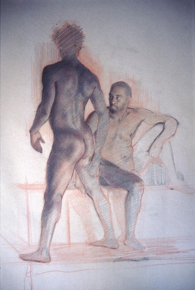 Drawing of Two Men