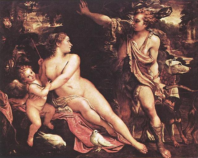 Venus, Adonis, and Cupid