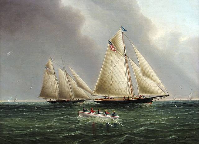 American Racing Yachts Off The East End Of Long Island