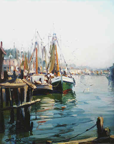 Gloucester Fishing Harbor