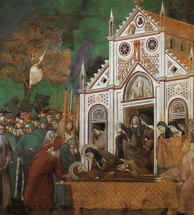 Saint Francis Mourned by Saint Clare