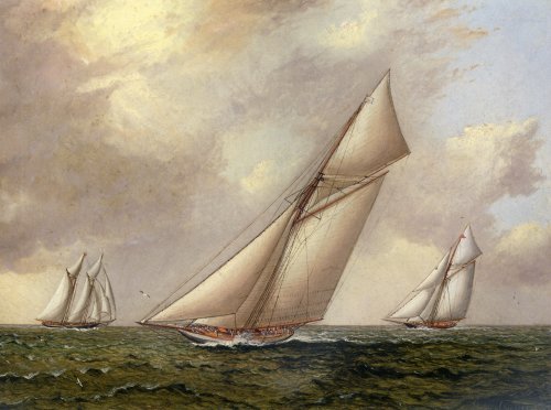 Vigilant vs. Valkyrie II In The 1895 America&#39;s Cup