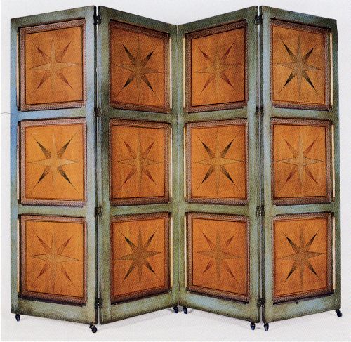 Folding Screen With Star Design