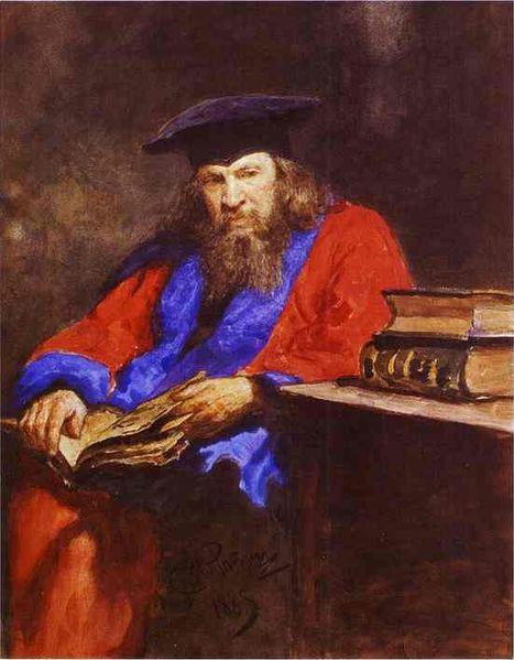 Portrait of Dmitry Mendeleev