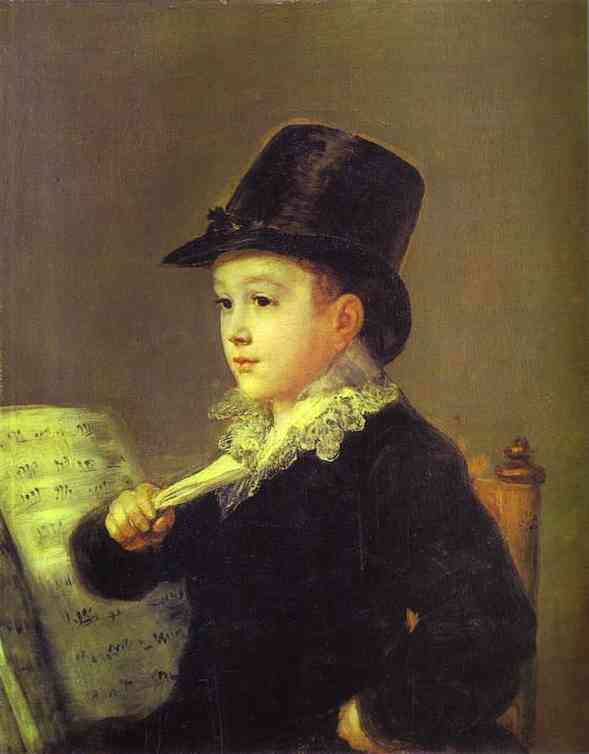 Portrait of Mariano Goya, The Artist&#39;s Grandson