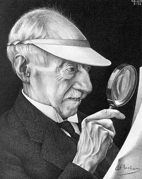 Portrait of the Engineer G. A. Escher,The Artist&#39;s Father