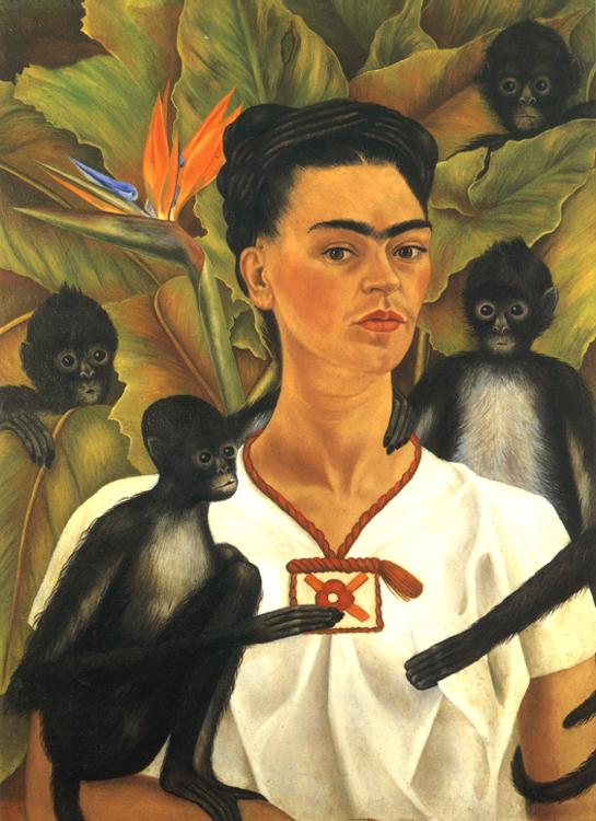 Self Portrait With Monkeys