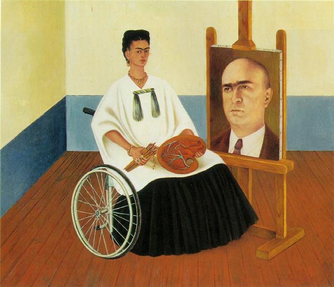 Self Portrait with the Portrait of Doctor Farill