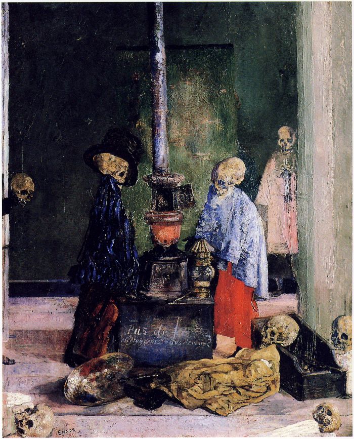 Skeletons Warming Themselves