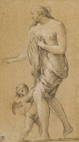 Study of a Female Figure with a Putto