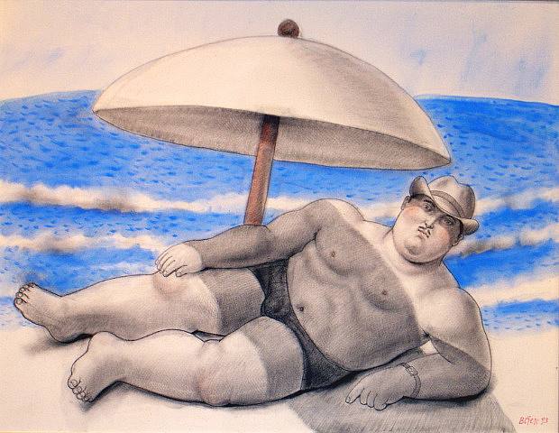 Man On The Beach