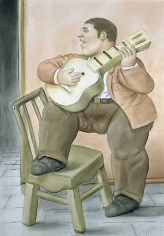 Man Playing Guitar