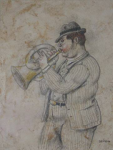 Man Playing Trumpet