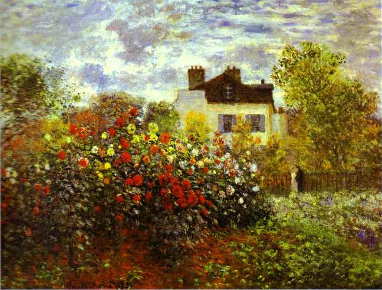 Monet&#39;s Garden at Argentueil