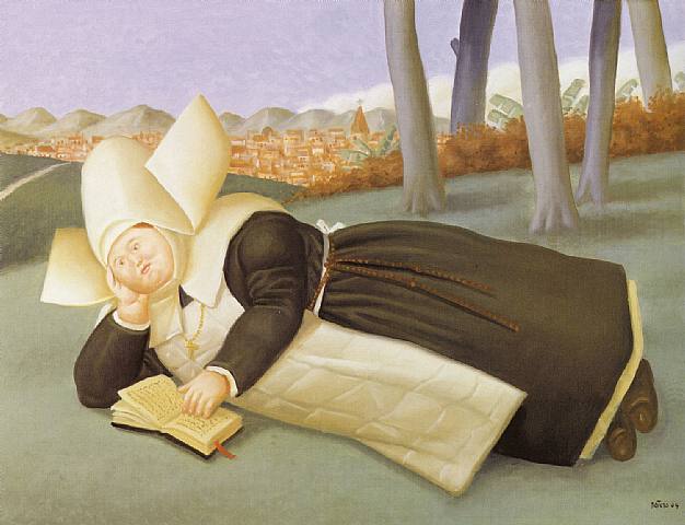 Reclined Nun