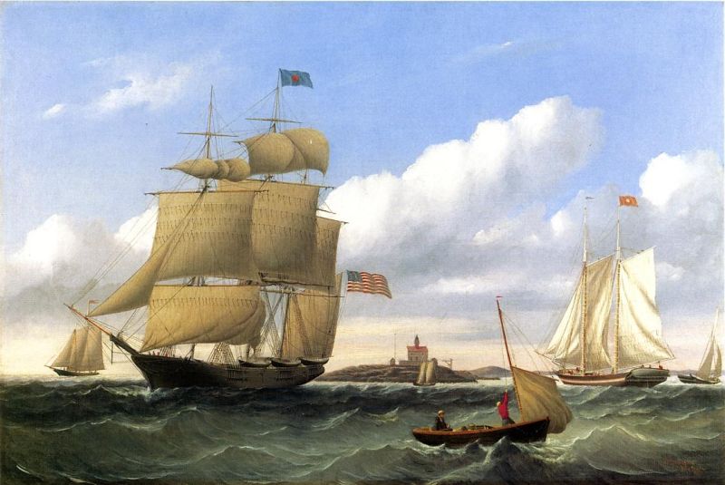 The Whaleship &#39;Emma C. Jones&#39; Off Round Hills, New Bedford