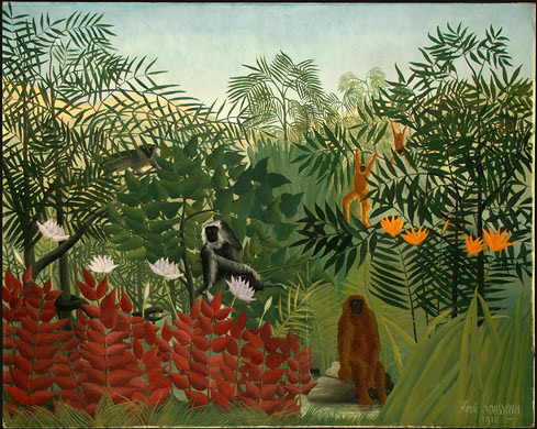 Tropical Forest with Monkeys