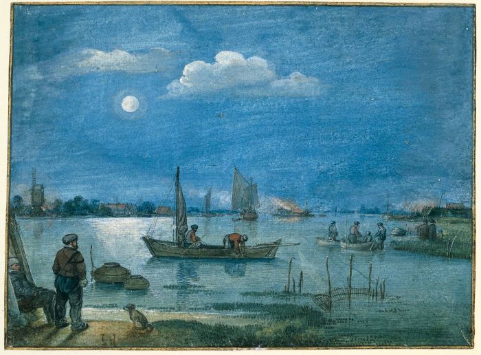 Fishermen by Moonlight