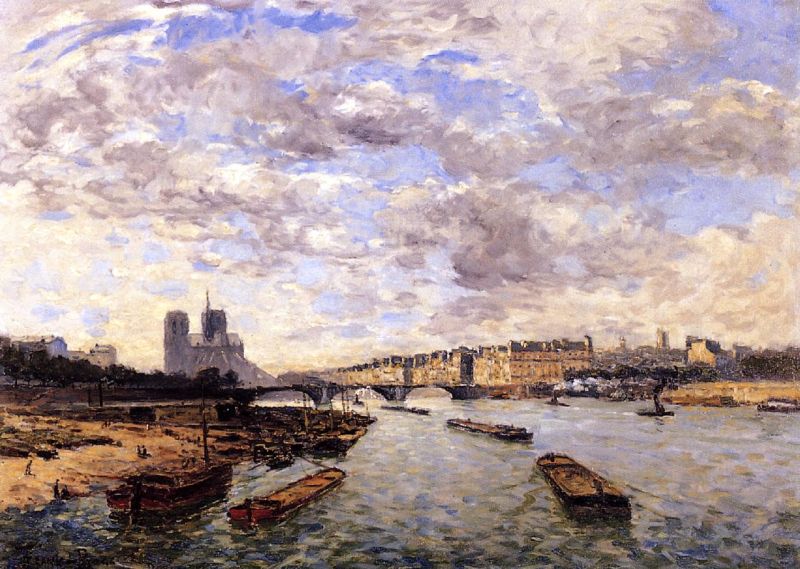 La Siene, Vue du Pont d&#39;Austerlitz