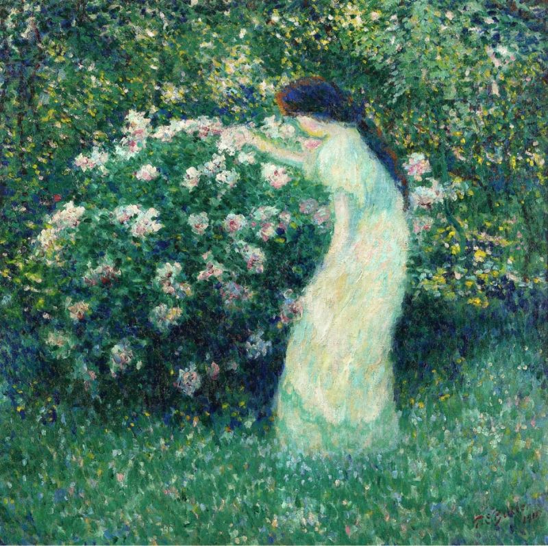 Lili Butler in Claude Monet&#39;s Garden