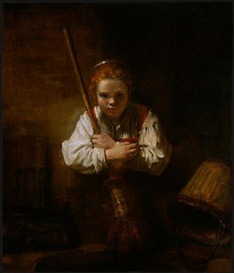 A Girl With A Broom