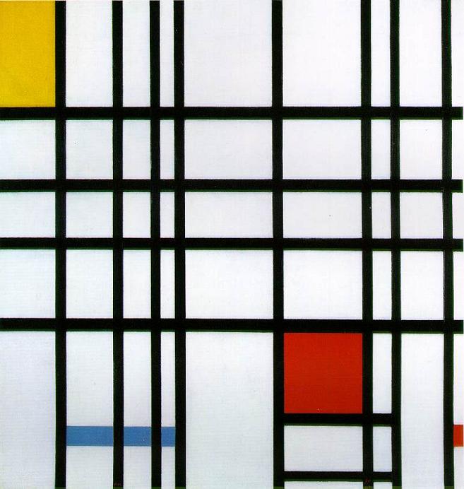 Composition With Red, Yellow, And Blue