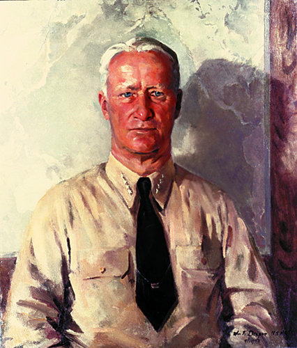 Portrait of Admiral Nimitz