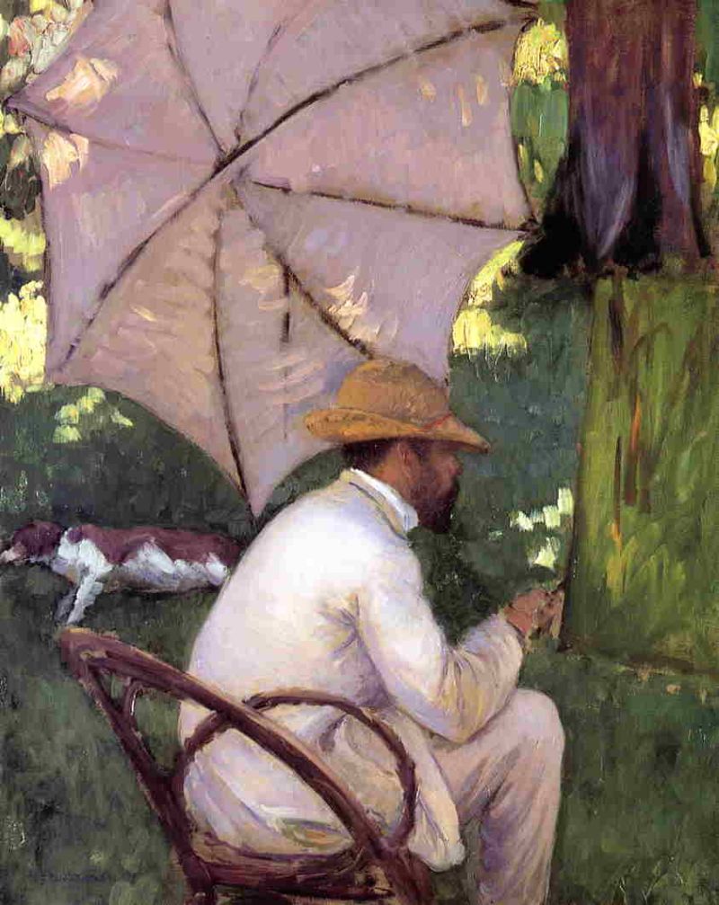 The Painter Under His Parasol