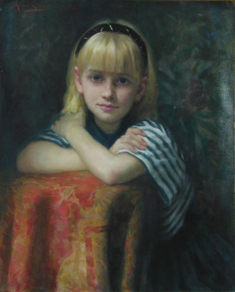 Little Girl With Folded Arms