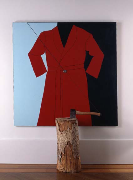 Red Robe With Hatchet (Self Portrait)