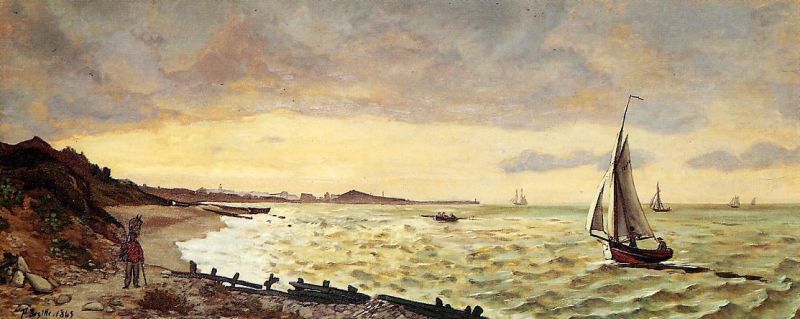 Seascape, The Beach at Sainte Adresse