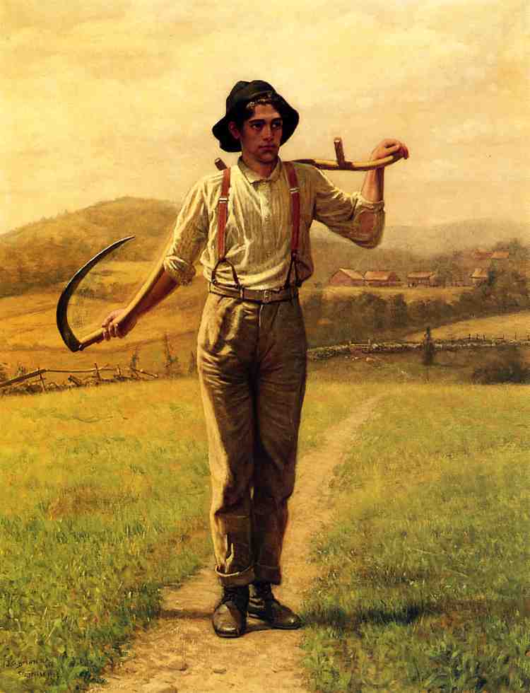 Fieldhand with Scythe