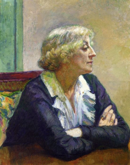 Maria Van Rysselberghe with Crossed Arms