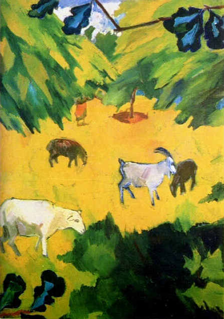 Landscape With A Goat