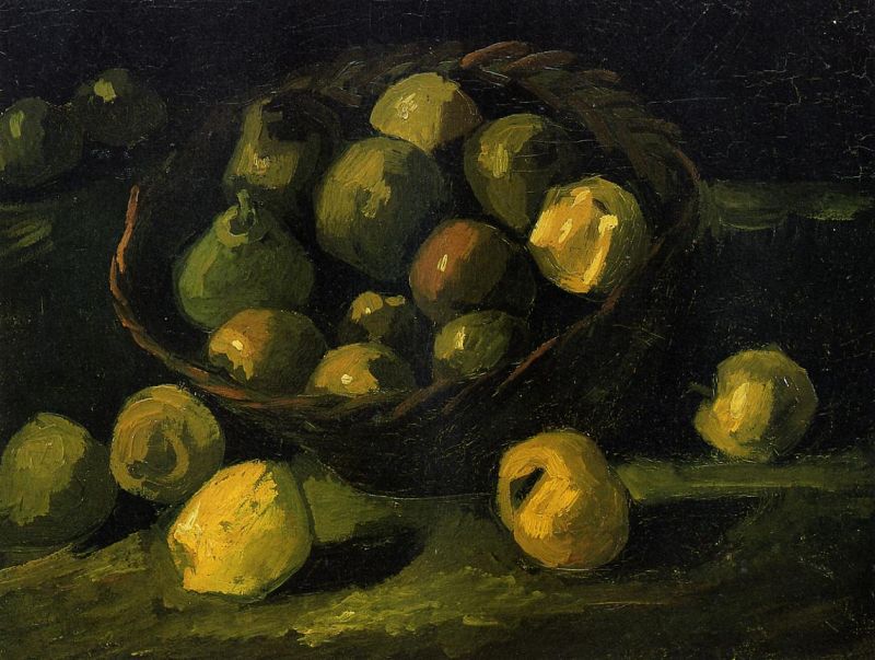 Still Life with Basket of Apples