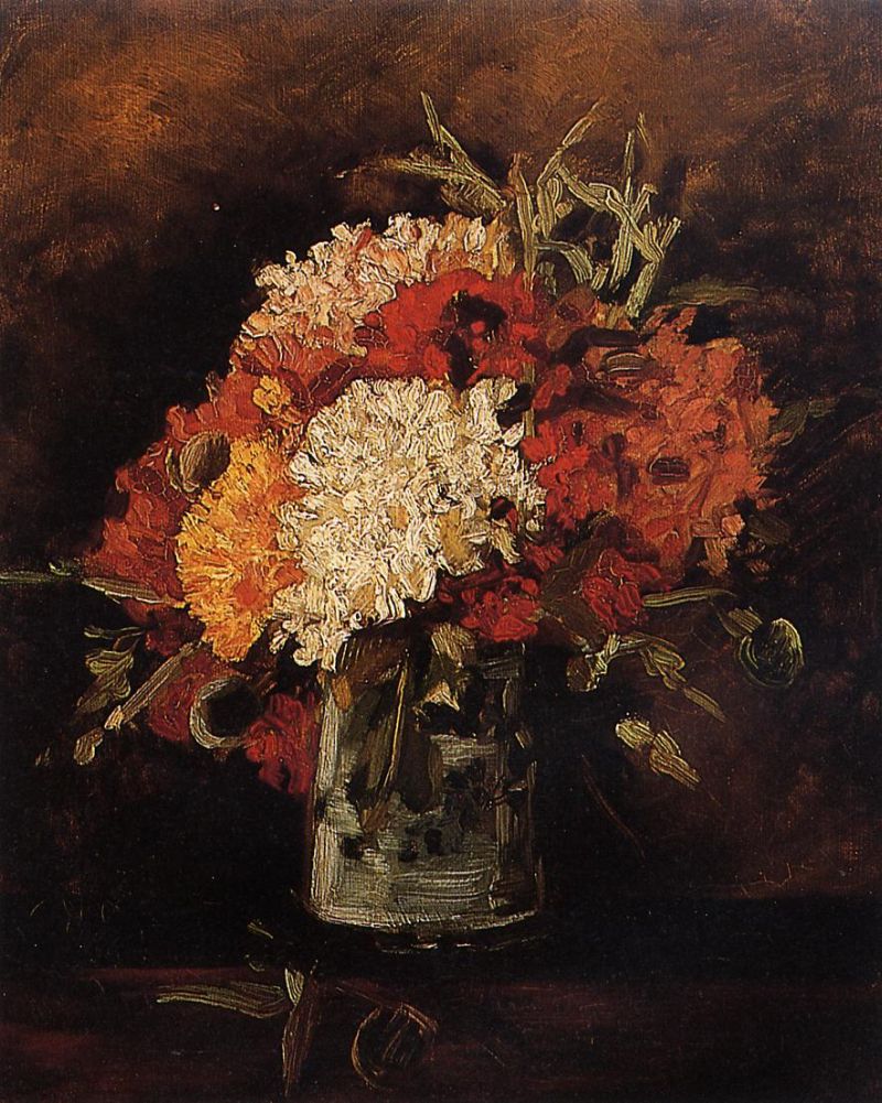 Vase with Carnations