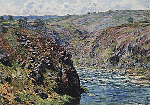 Claude Monet Valley of the Creuse (Sunlight Effect), 1889