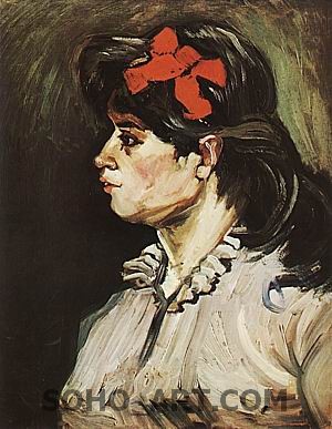 Vincent van Gogh Portrait of a Woman in Profile, 1885