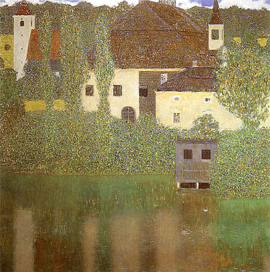 Gustav Klimt Schloss Kammer on the Attersee (1901)