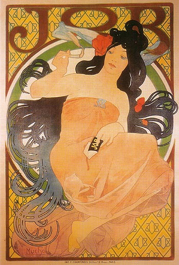 Alphonse Mucha JOB 1898