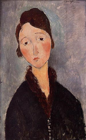 Amedeo Modigliani Portrait of a woman 1918