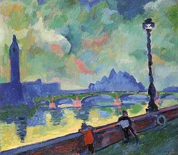 Andre Derain The Thamers at Wesminster Bridge 1906