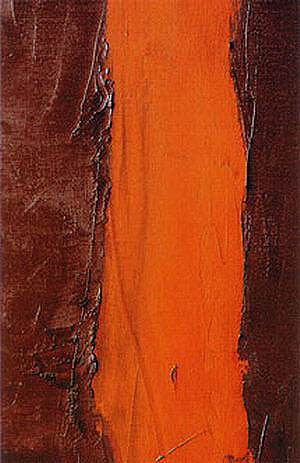 Barnett Newman Detail of End of Silence 1949